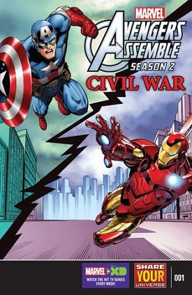Marvel Universe Avengers Assemble - Civil War #1-4  (2016)