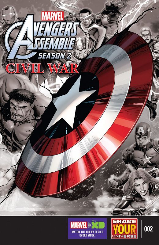 Marvel Universe Avengers Assemble - Civil War #1-4  (2016)