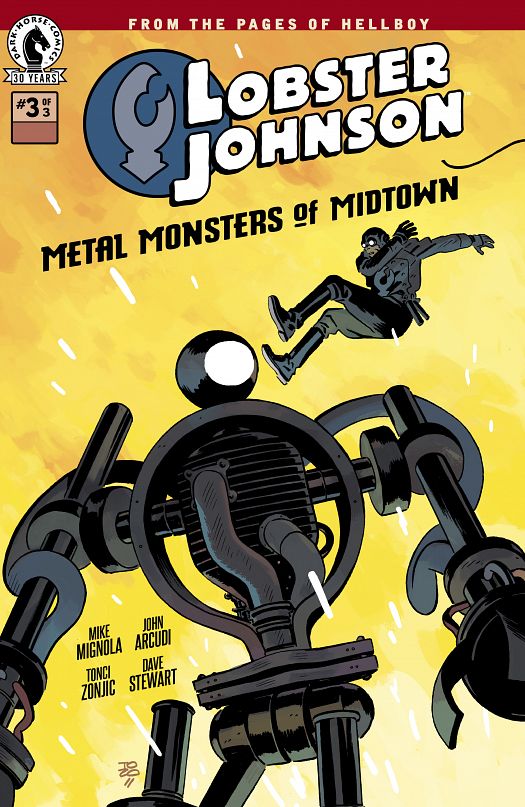 Lobster Johnson - Metal Monsters of Midtown #1-3 (2016) Complete