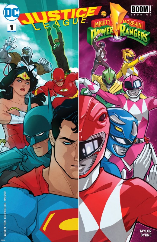 Justice League - Power Rangers #1-6 (2017) Complete