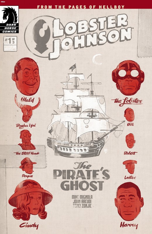 Lobster Johnson - The Pirate's Ghost #1-3 (2017) Complete