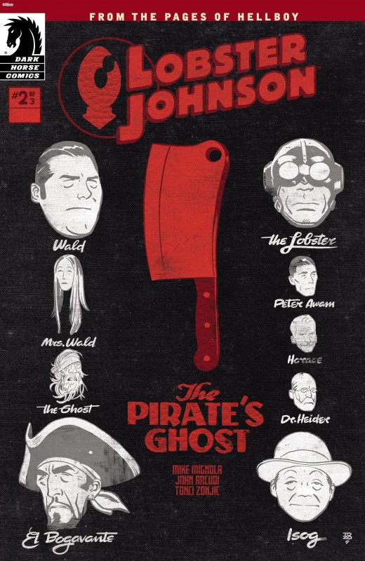 Lobster Johnson - The Pirate's Ghost #1-3 (2017) Complete